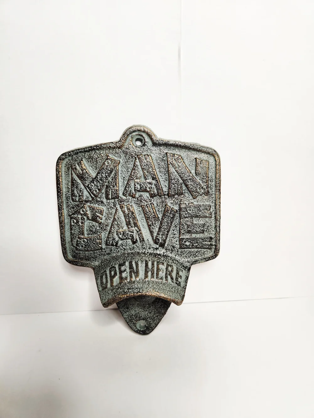 Cast Iron Man Cave bottle opener .